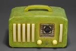 Marbled Green Emerson EP-375 ’5+1’ Catalin Radio with Handle